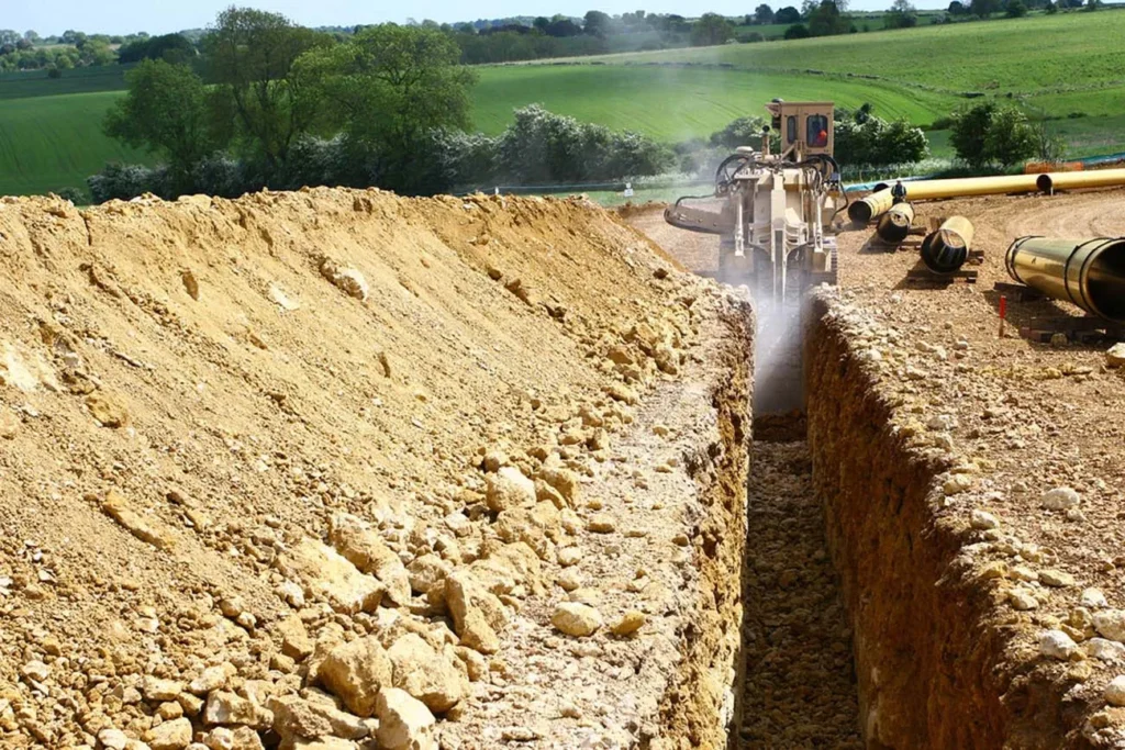 Excavation Services Northland trenching functionality showcasing efficient and precise digging capabilities.